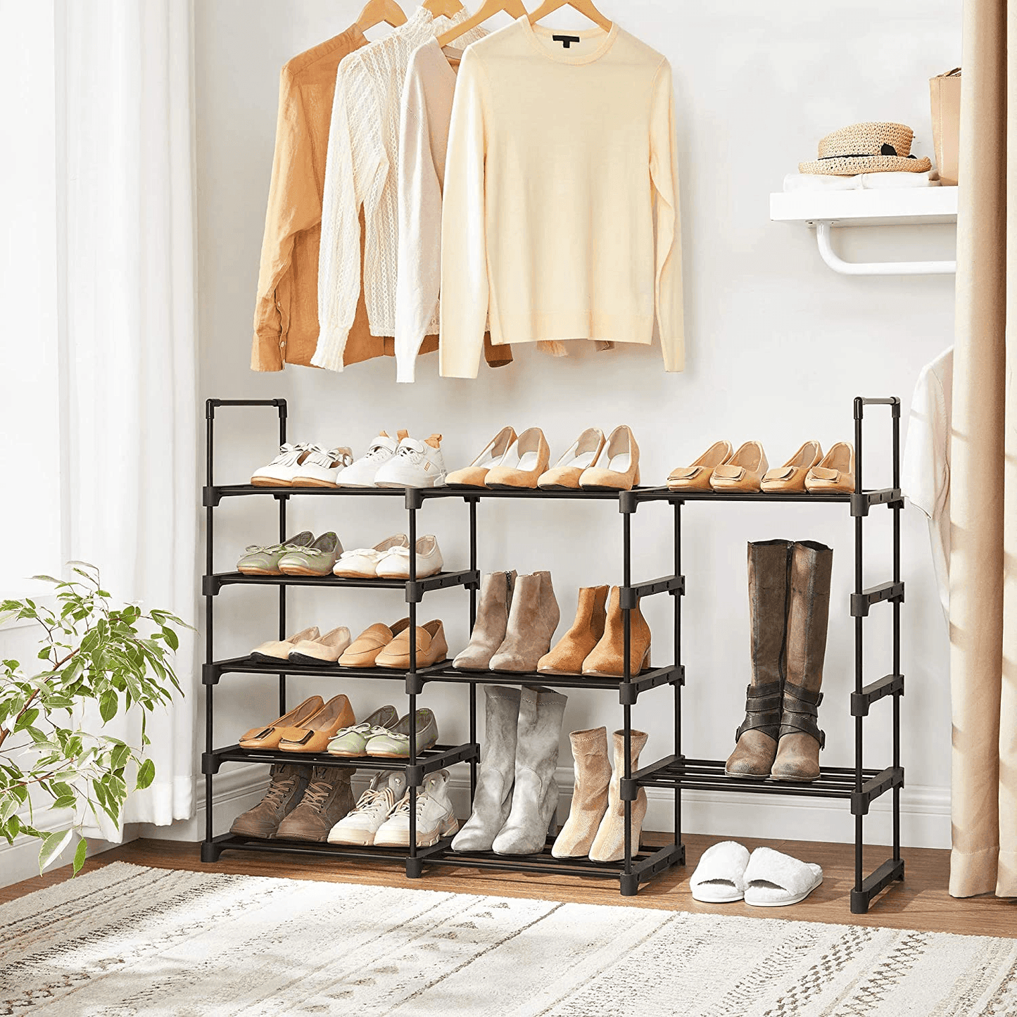 10 Shelves Shoe Rack FredCo