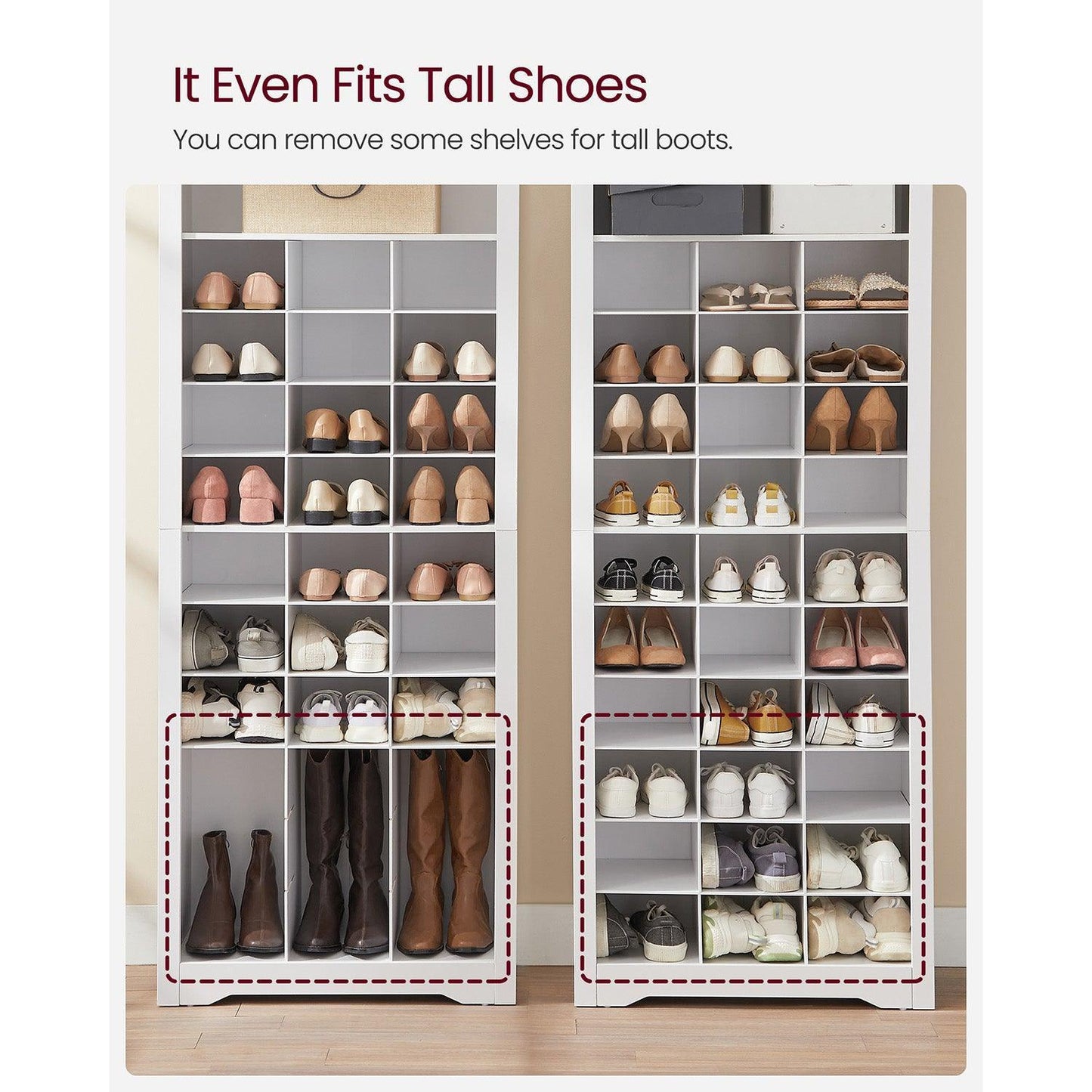 10-Tier Shoe Rack Organizer FredCo