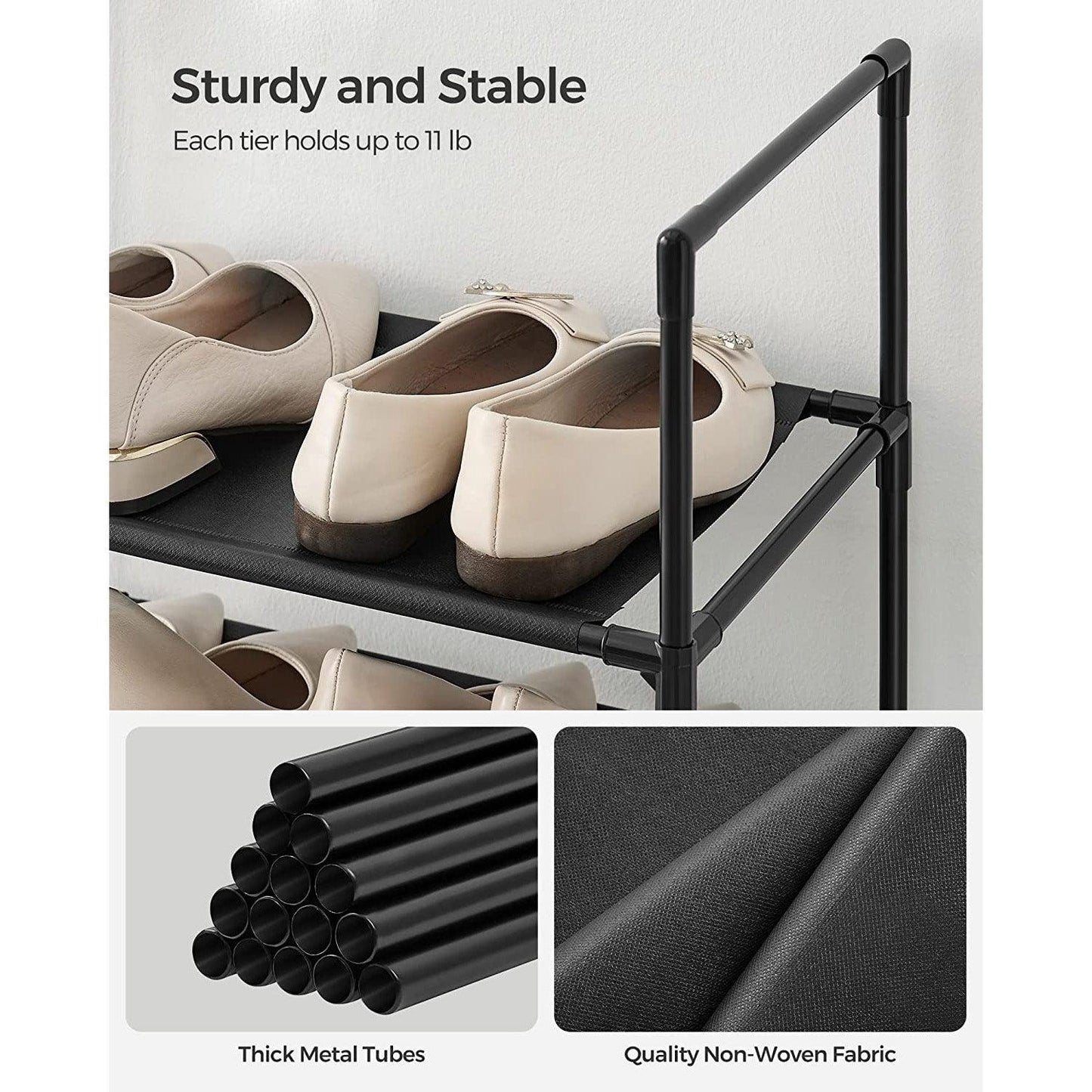 10-Tier Shoe Shelf FredCo