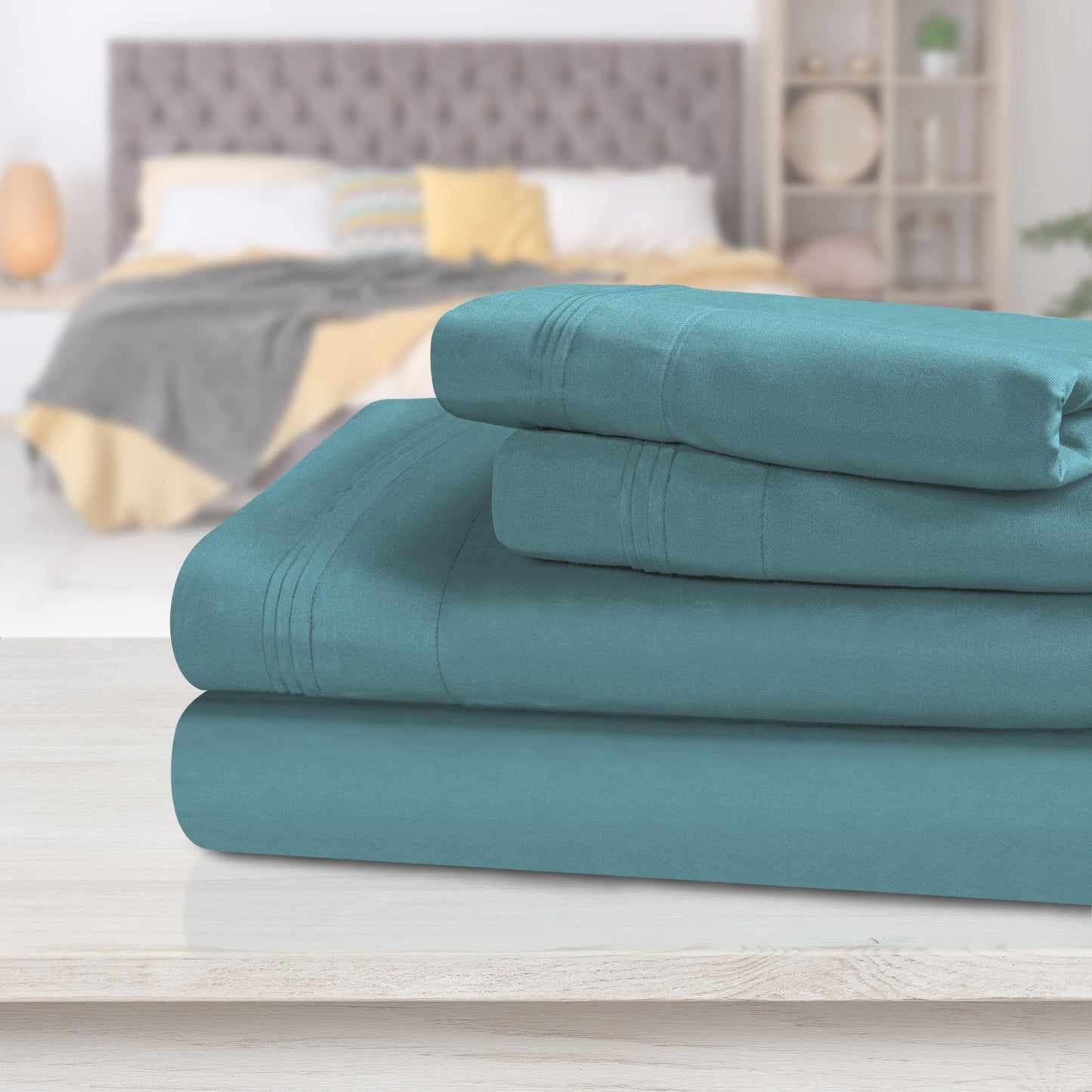 1000 Thread Count 100% Egyptian Cotton Solid Sheet Set FredCo