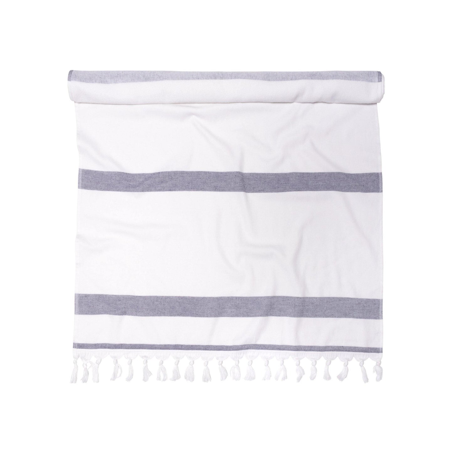 100% Cotton Fouta Beach Towel, Meera Stripes Coastastal Resort FredCo