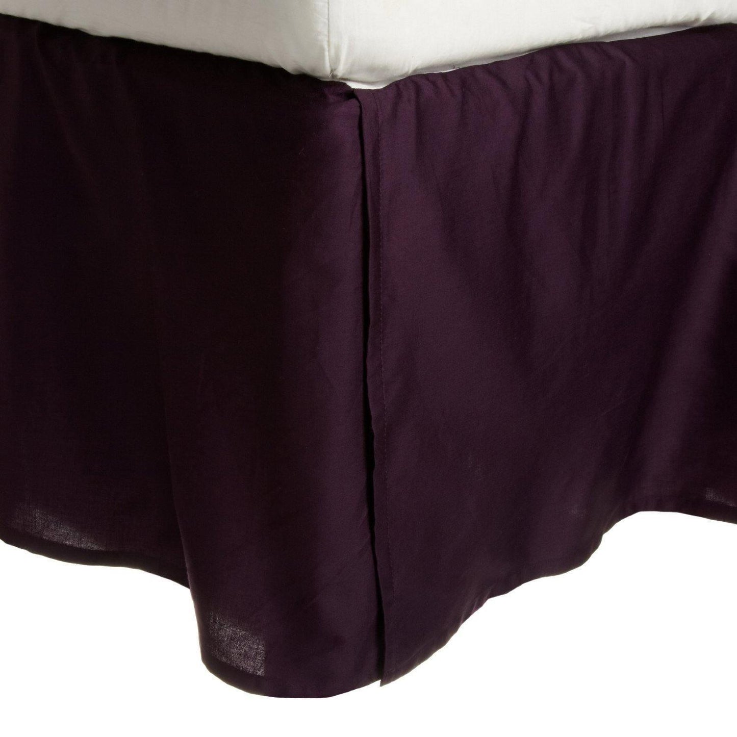 100% Egyptian Cotton Chic Solid Bed Skirt Split Corners FredCo