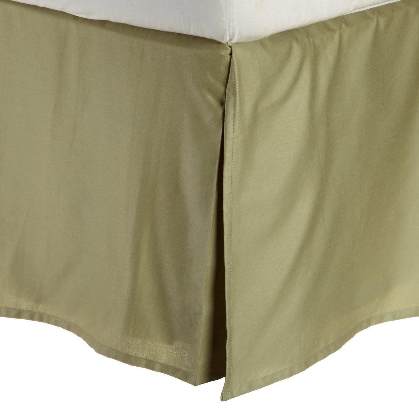 100% Egyptian Cotton Chic Solid Bed Skirt Split Corners FredCo