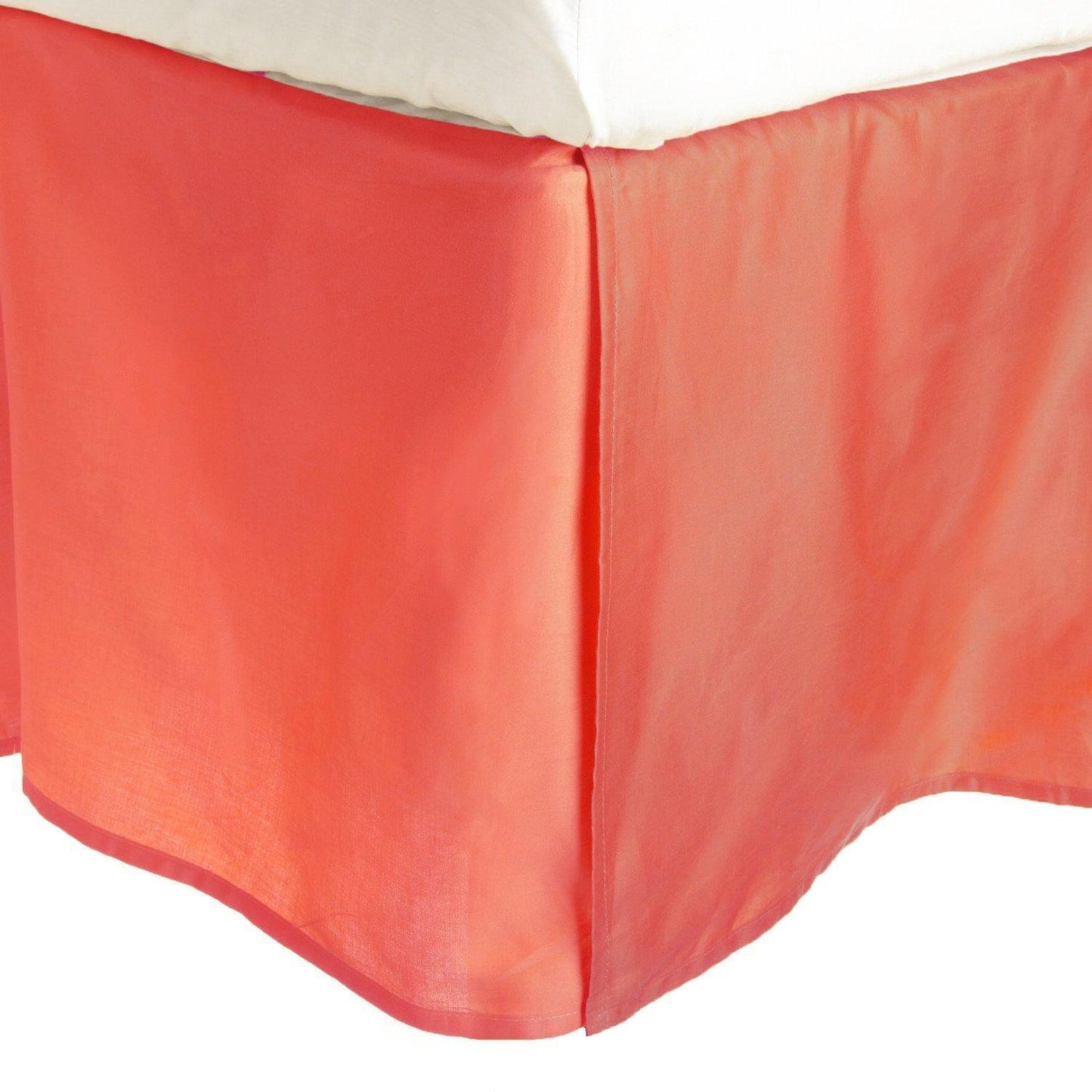 100% Egyptian Cotton Chic Solid Bed Skirt Split Corners FredCo
