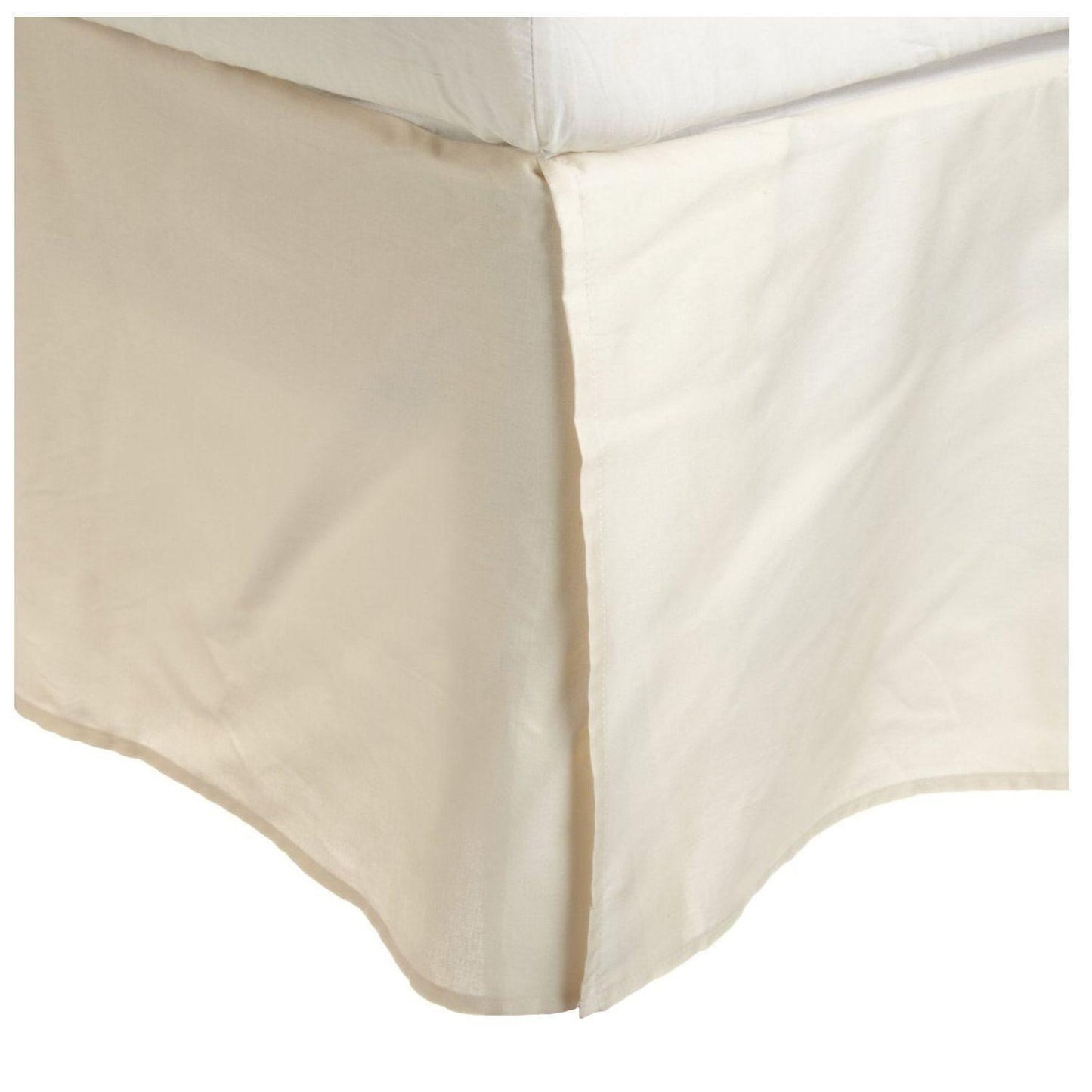 100% Egyptian Cotton Chic Solid Bed Skirt Split Corners FredCo