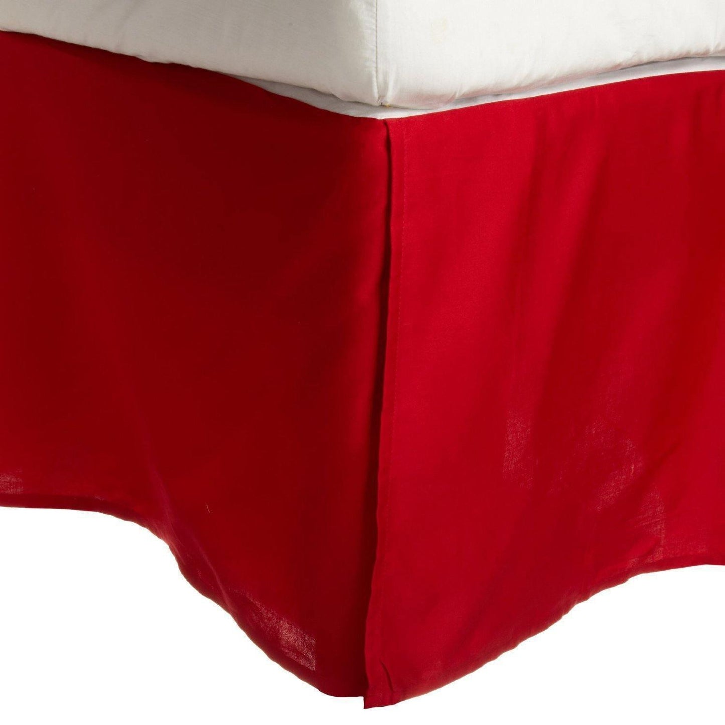 100% Egyptian Cotton Chic Solid Bed Skirt Split Corners FredCo