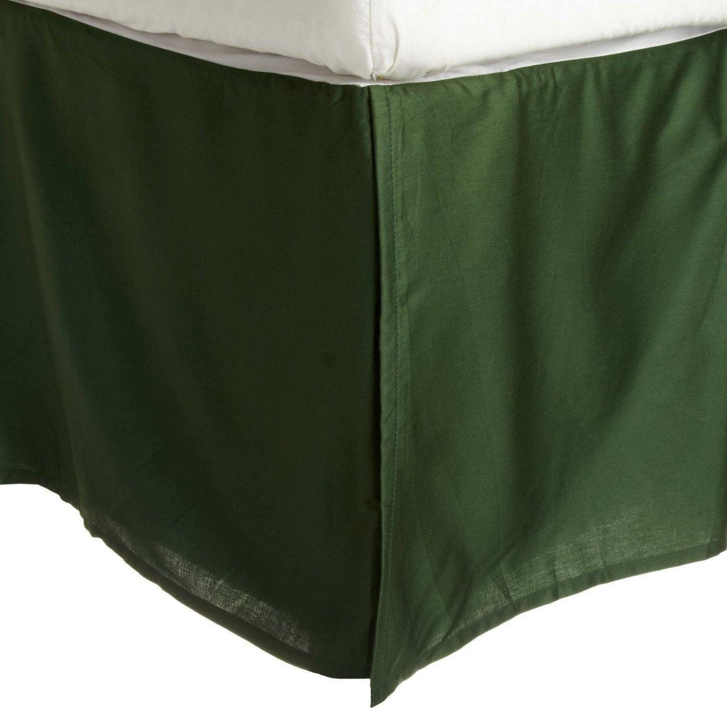 100% Egyptian Cotton Chic Solid Bed Skirt Split Corners FredCo