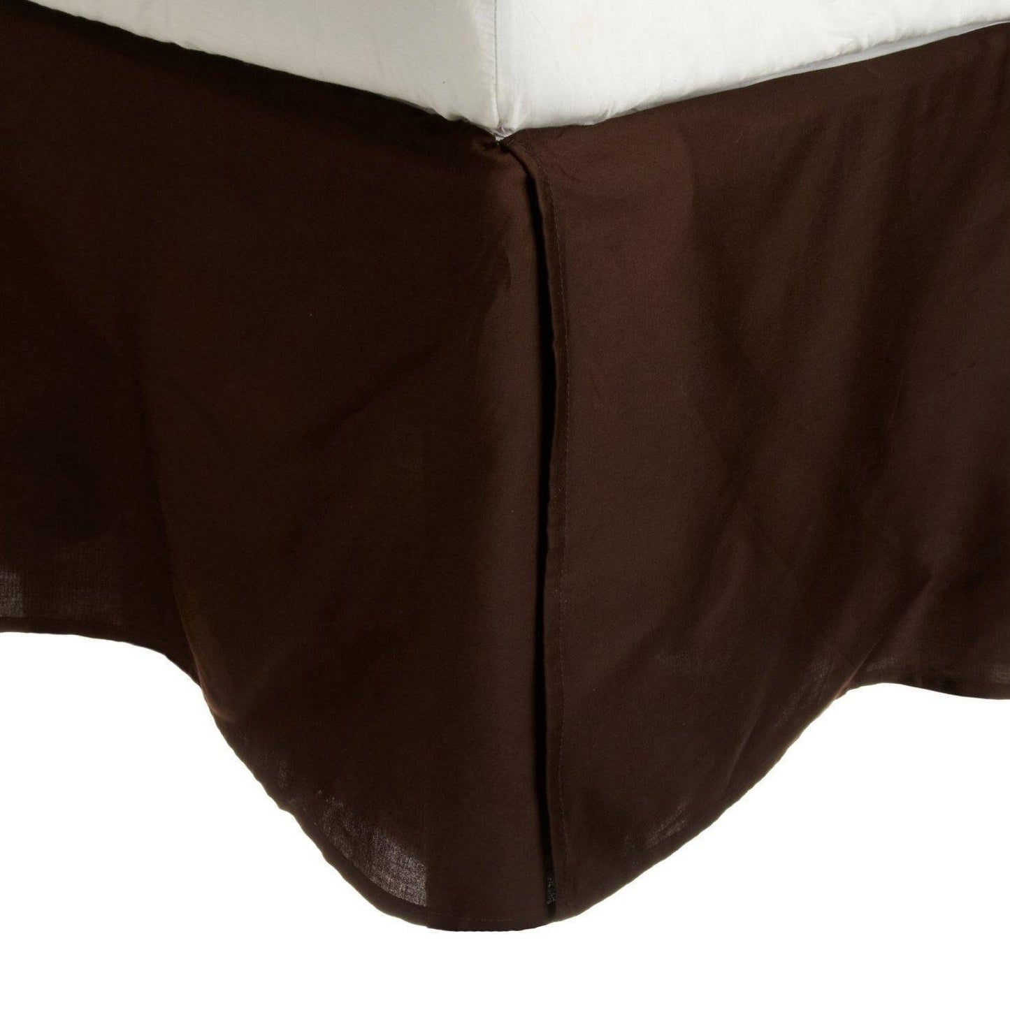 100% Egyptian Cotton Chic Solid Bed Skirt Split Corners FredCo