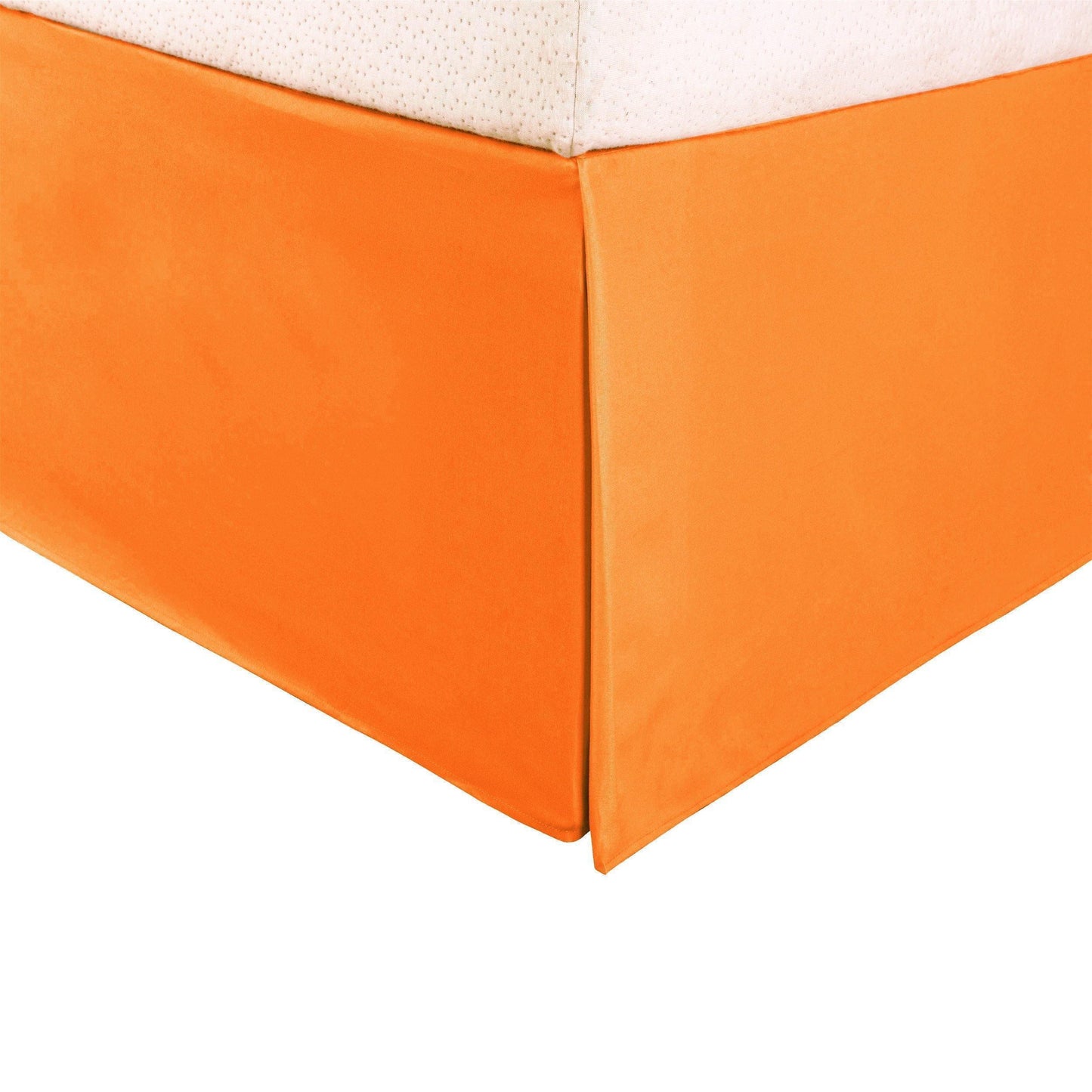100% Microfiber Bed Skirt with 15" Drop Length and Inverted Box Pleats FredCo