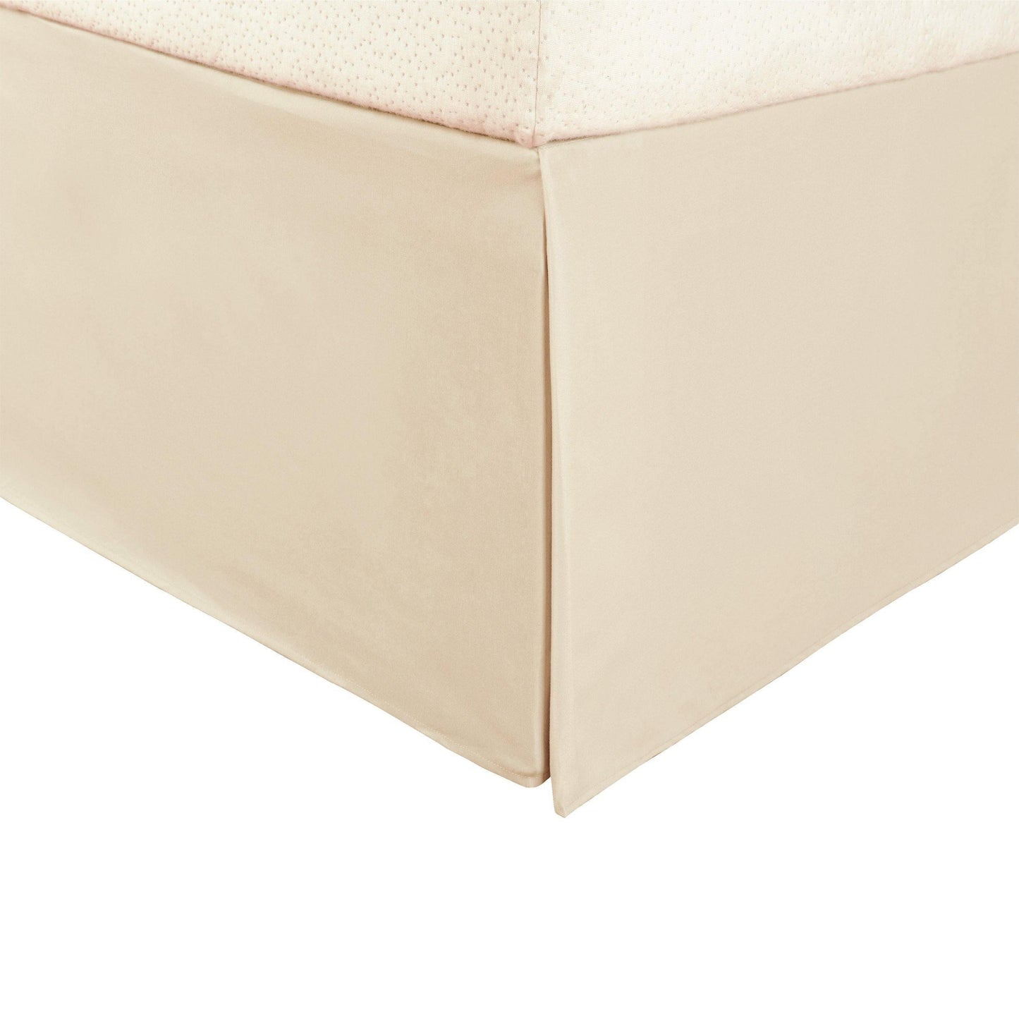 100% Microfiber Bed Skirt with 15" Drop Length and Inverted Box Pleats FredCo