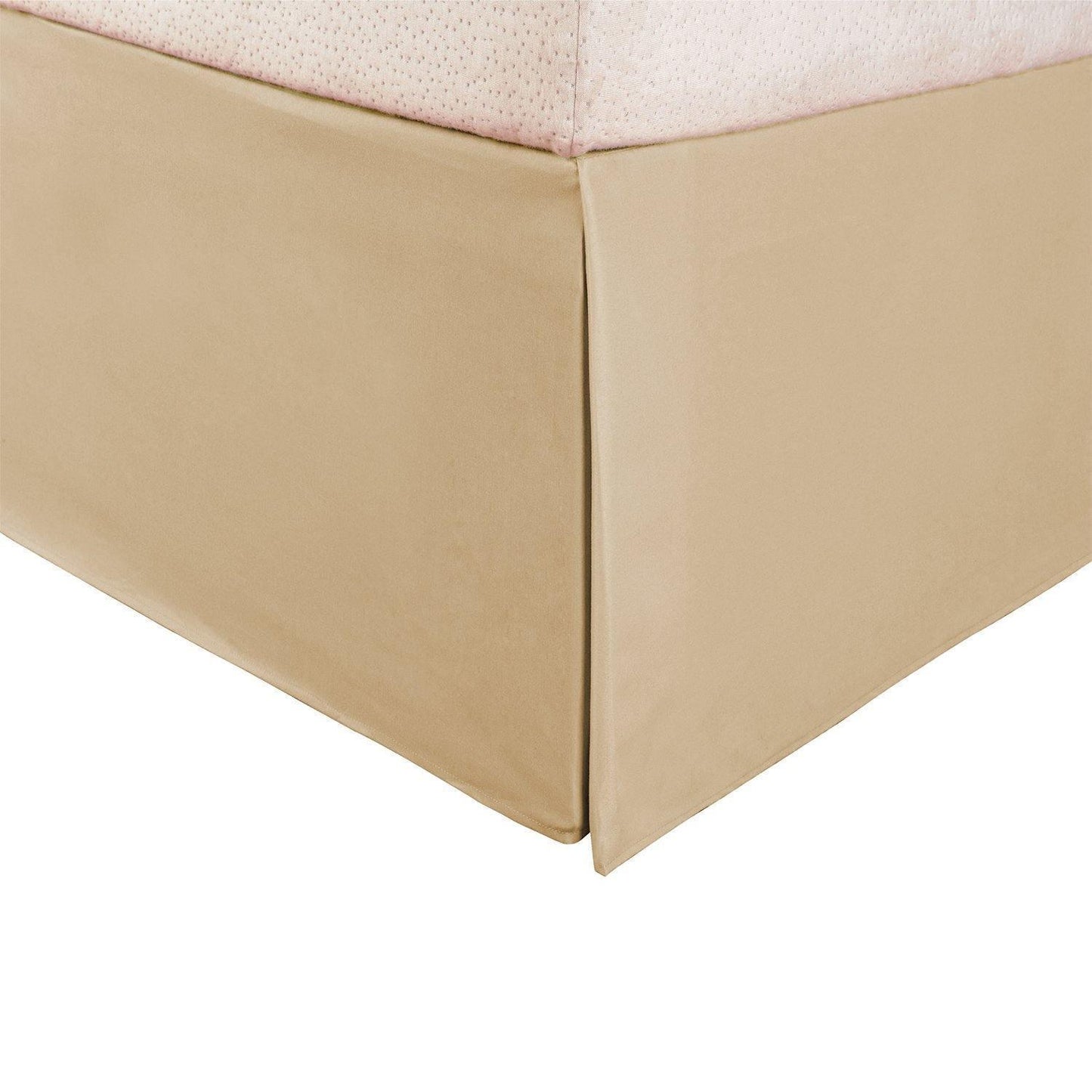 100% Microfiber Bed Skirt with 15" Drop Length and Inverted Box Pleats FredCo