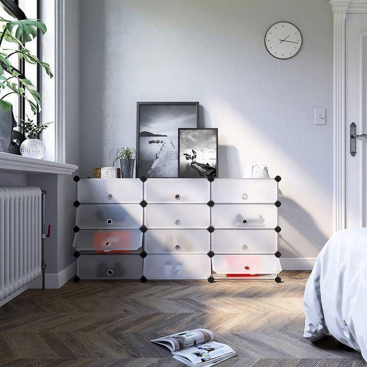 12-Compartment Shoe Rack FredCo