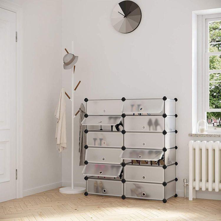 12-Compartment Shoe Rack FredCo