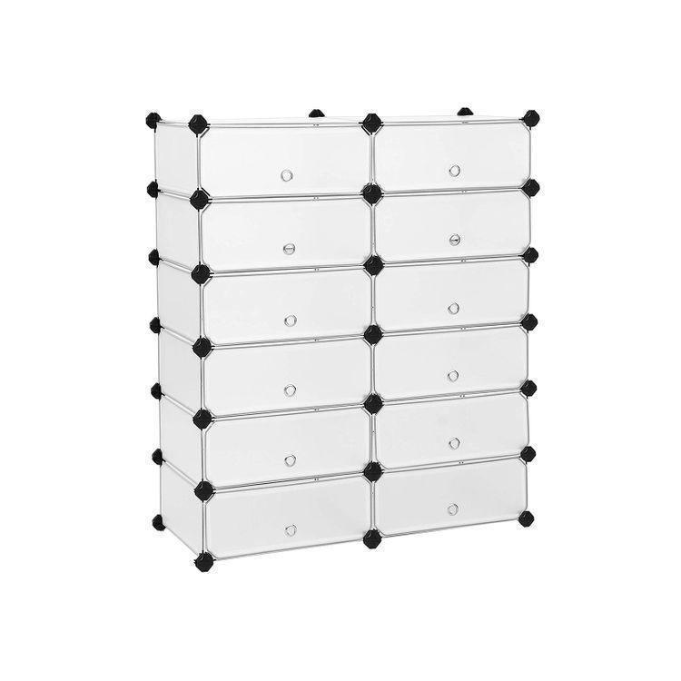 12-Compartment Shoe Rack FredCo