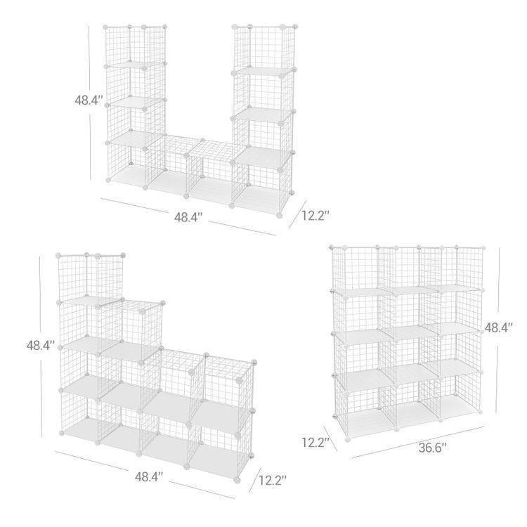 12 Cubes Storage Cube FredCo