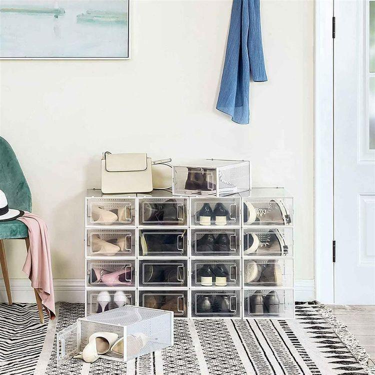 12 Stackable Shoe Boxes FredCo