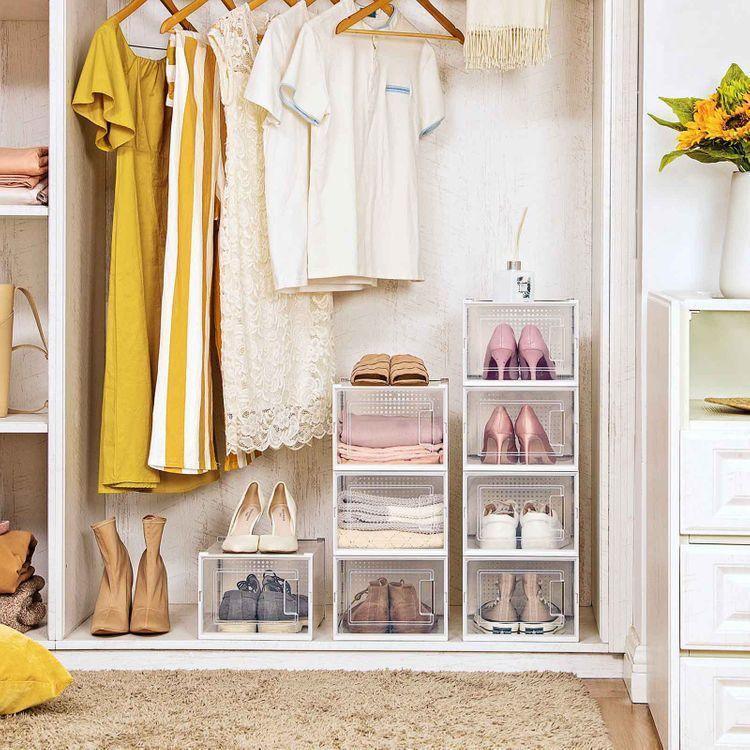 12 Stackable Shoe Organizers FredCo