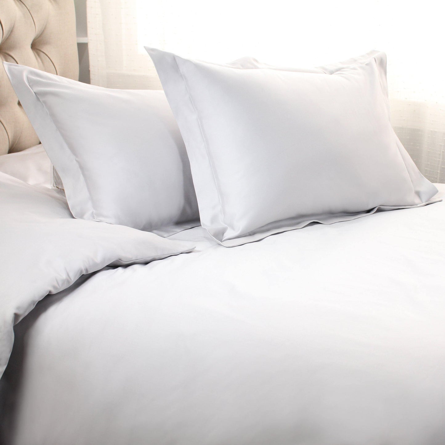 1200-Thread Count 100% Egyptian Cotton Exquisite Solid Duvet Cover Set FredCo