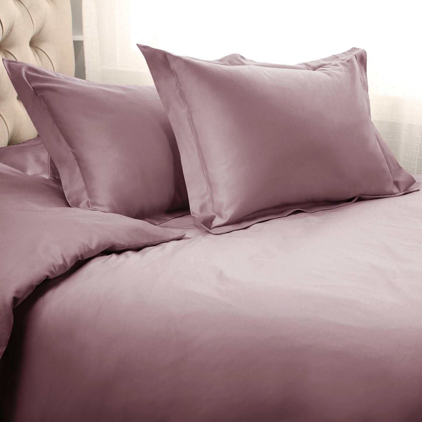 1200-Thread Count 100% Egyptian Cotton Exquisite Solid Duvet Cover Set FredCo
