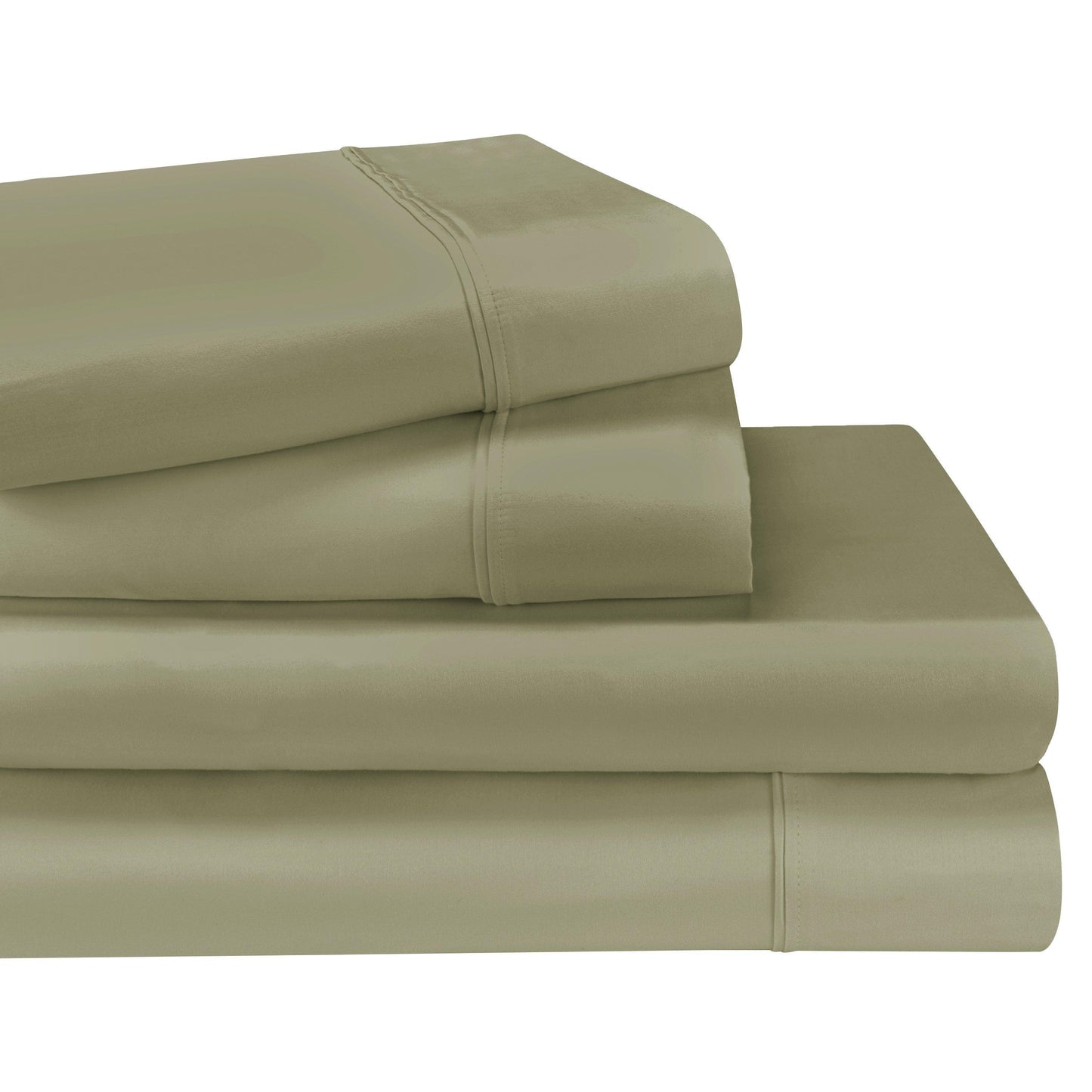 1200-Thread Count 100% Egyptian Cotton Plush Deep Pocket Sheet Set FredCo