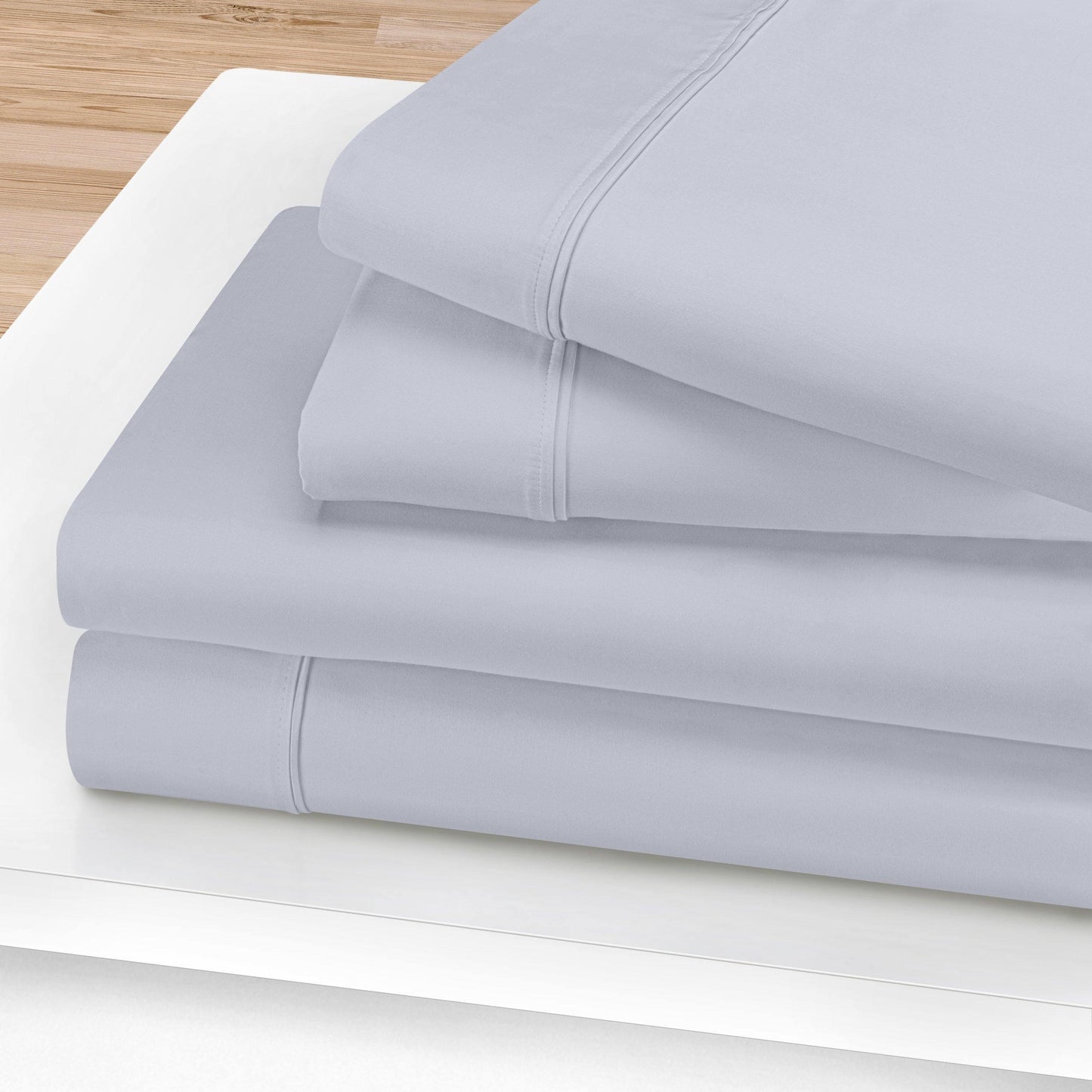 1200-Thread Count 100% Egyptian Cotton Plush Deep Pocket Sheet Set FredCo