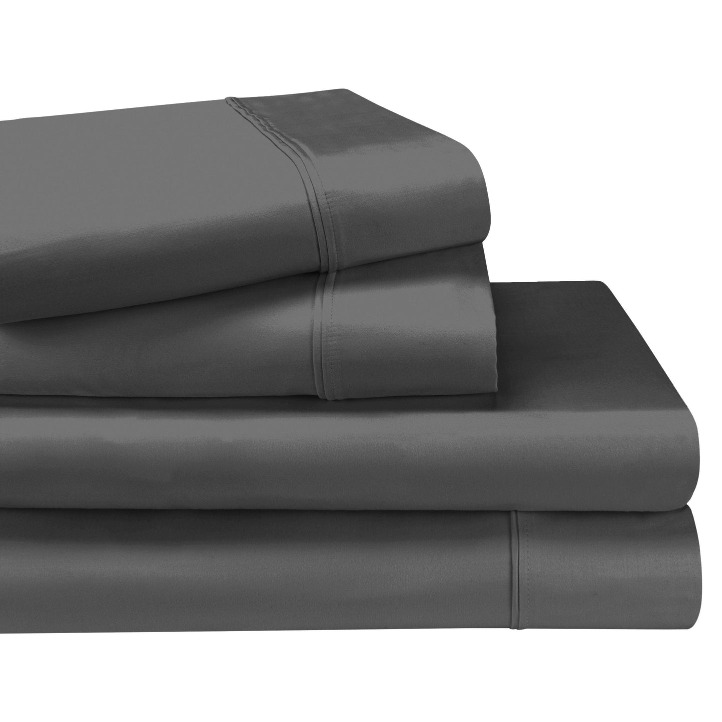 1200-Thread Count 100% Egyptian Cotton Plush Deep Pocket Sheet Set FredCo