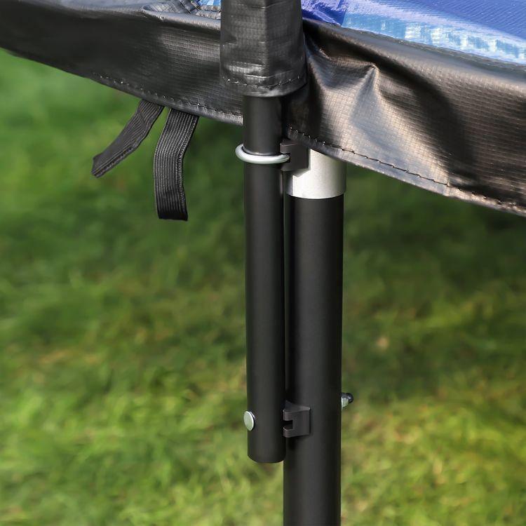 12FT Blue and Black Outdoor Trampoline FredCo