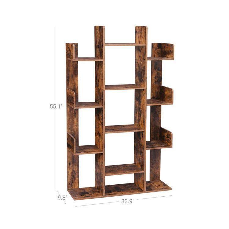 13 Storage Shelves Bookcase FredCo