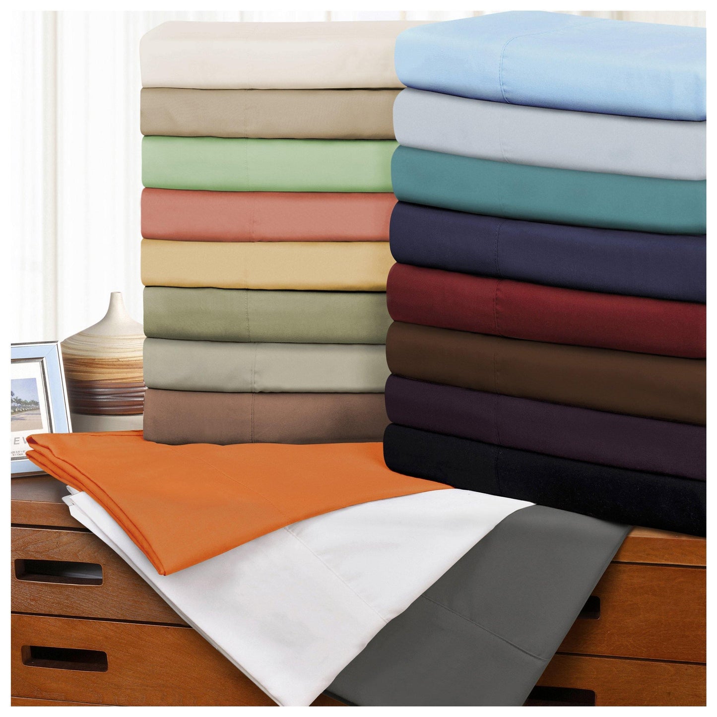 1500 Series Wrinkle Resistant Solid Sheet Set FredCo