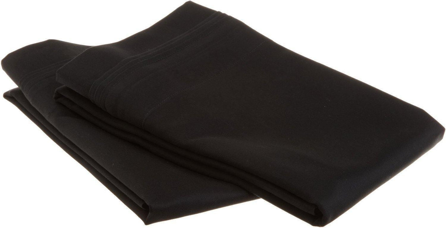 1500-Thread Count 100% Egyptian Cotton Luxurious Solid Pillowcase Set FredCo