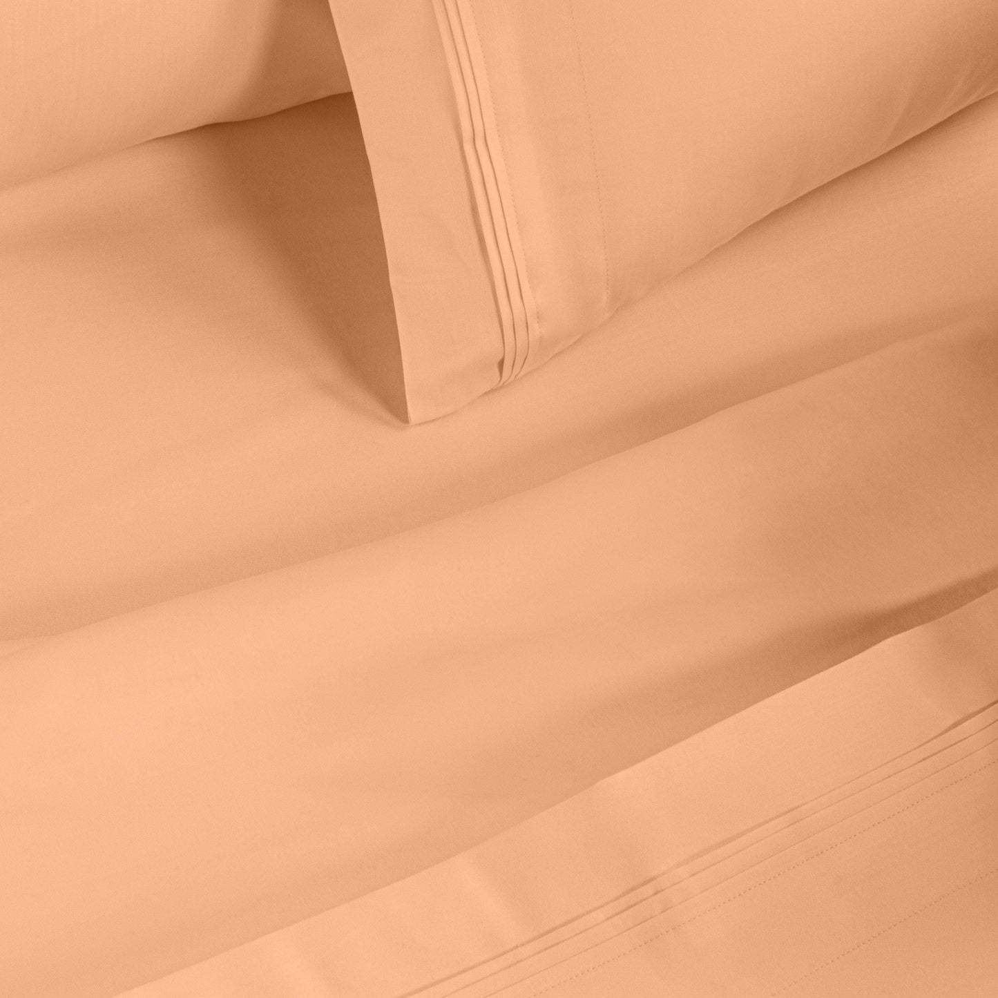 1500-Thread Count 100% Egyptian Cotton Luxurious Solid Pillowcase Set FredCo
