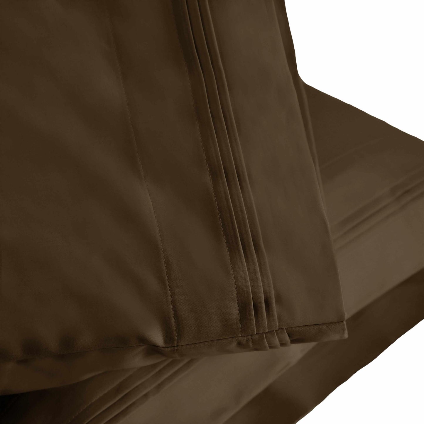 1500-Thread Count 100% Egyptian Cotton Luxurious Solid Pillowcase Set FredCo