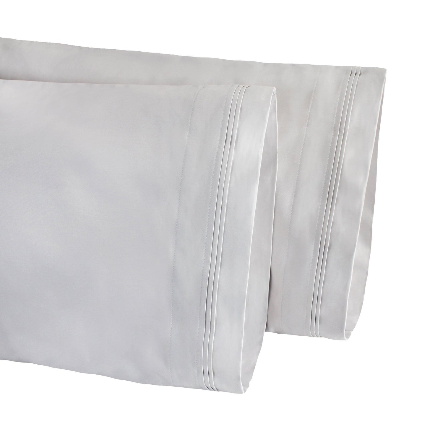 1500-Thread Count 100% Egyptian Cotton Luxurious Solid Pillowcase Set FredCo