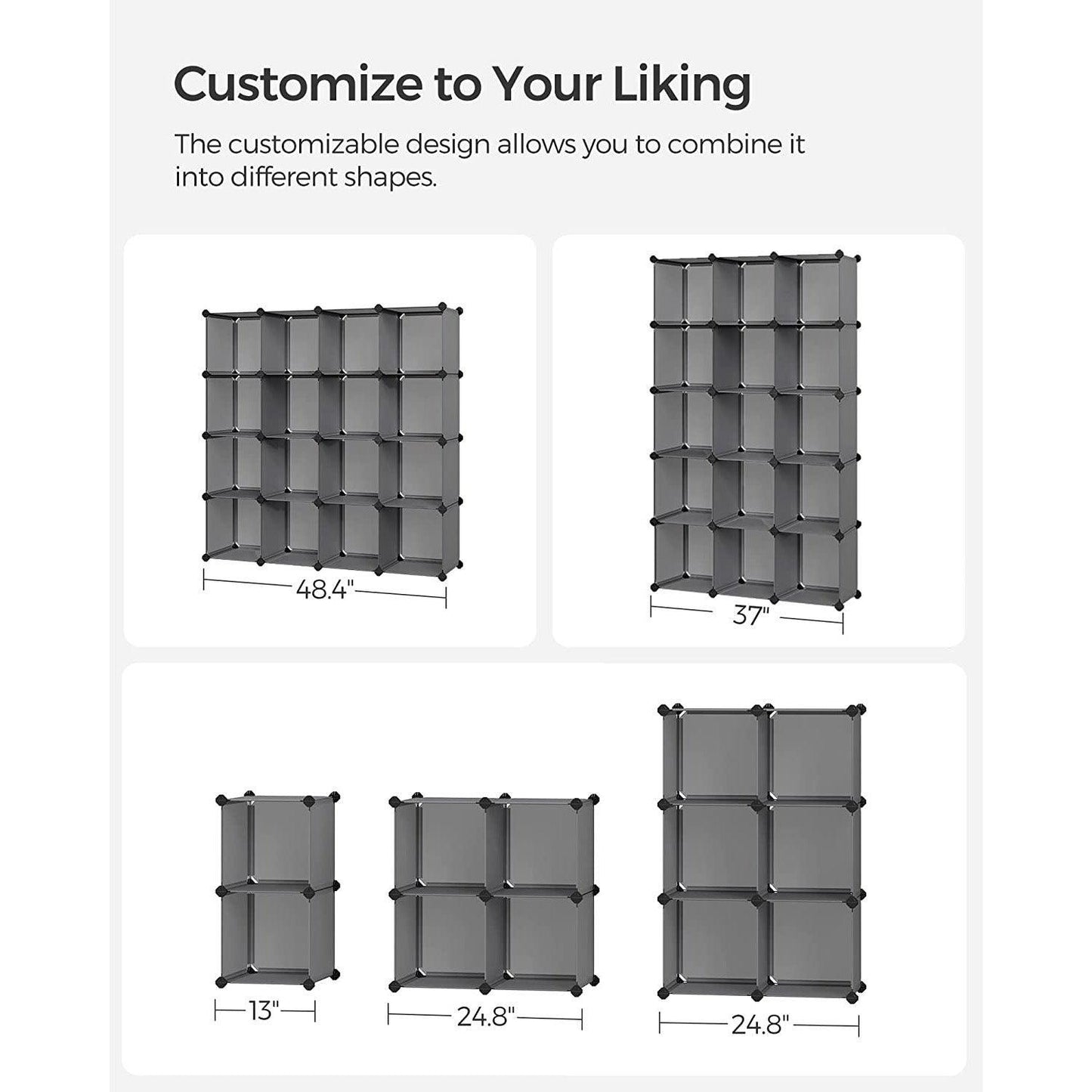 16 Cube Closet Organizers and Storage FredCo