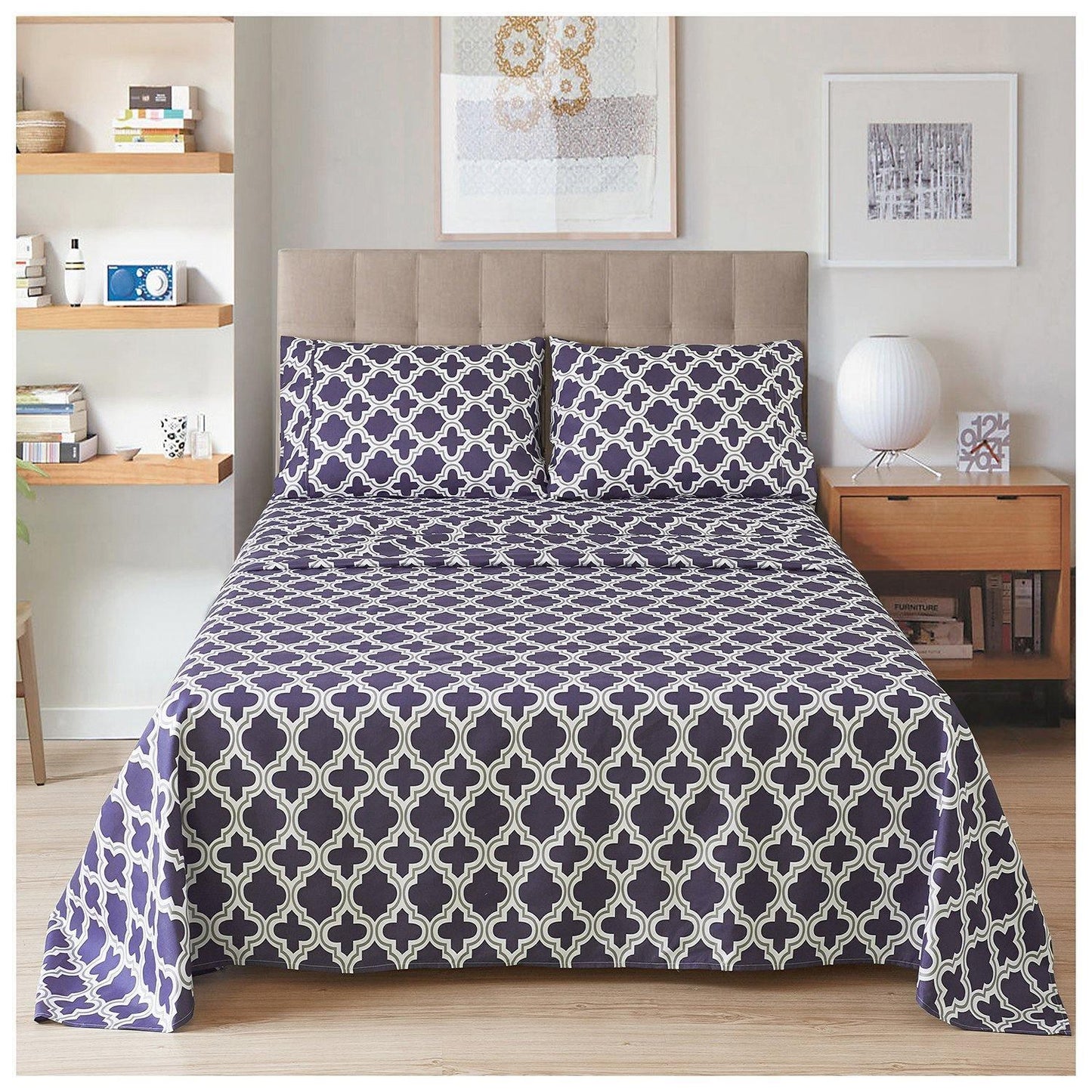 1800 Series Wrinkle Resistant Trellis Sheet Set FredCo