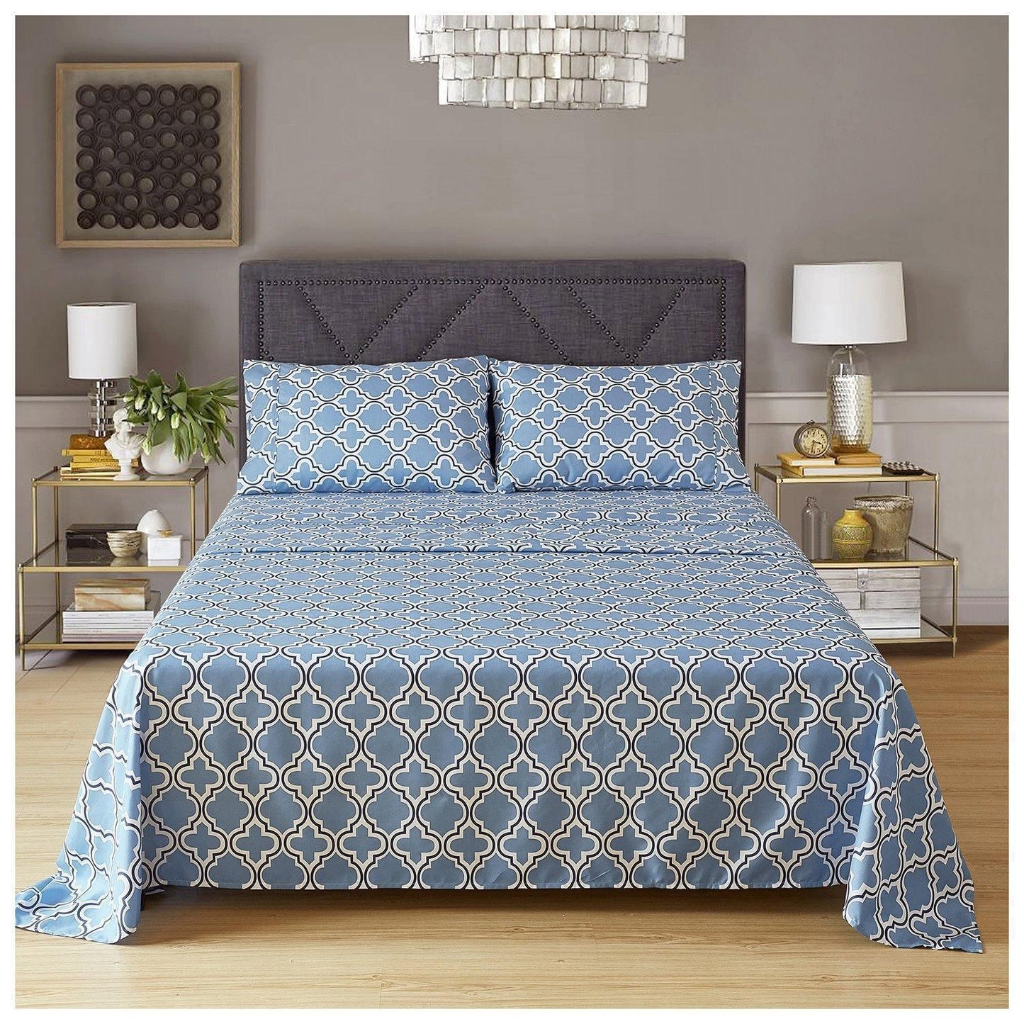 1800 Series Wrinkle Resistant Trellis Sheet Set FredCo