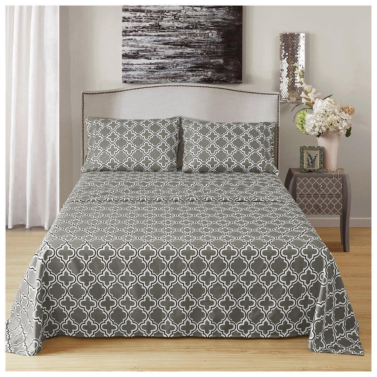 1800 Series Wrinkle Resistant Trellis Sheet Set FredCo