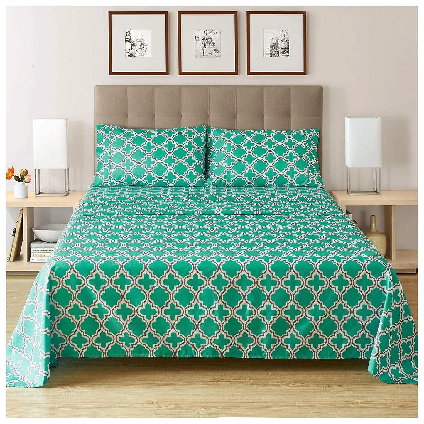 1800 Series Wrinkle Resistant Trellis Sheet Set FredCo