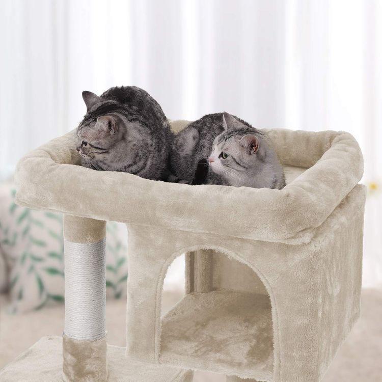2 Condos Cat Tree Beige FredCo