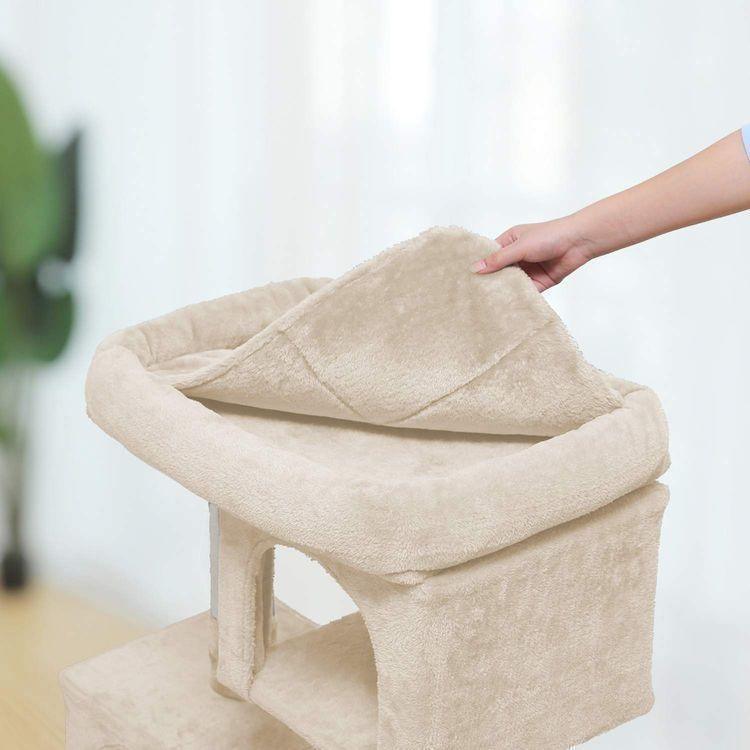 2 Condos Cat Tree Beige FredCo