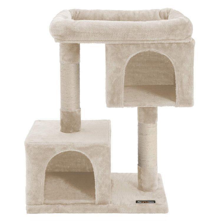 2 Condos Cat Tree Beige FredCo
