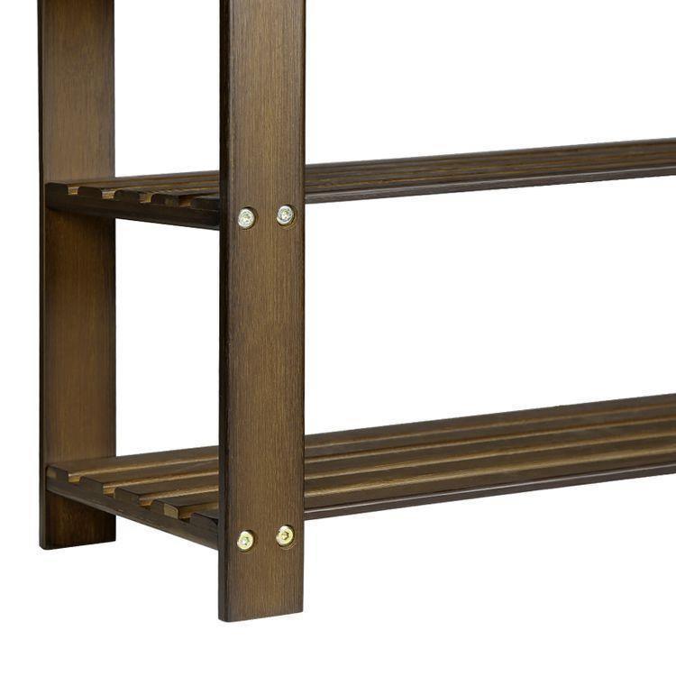 2-Tier Shoe Bench Brown FredCo