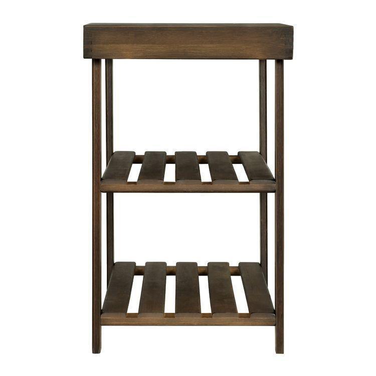 2-Tier Shoe Bench Brown FredCo
