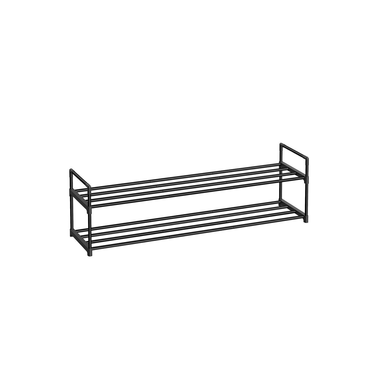 2-Tier Shoe Rack with Metal Tube FredCo