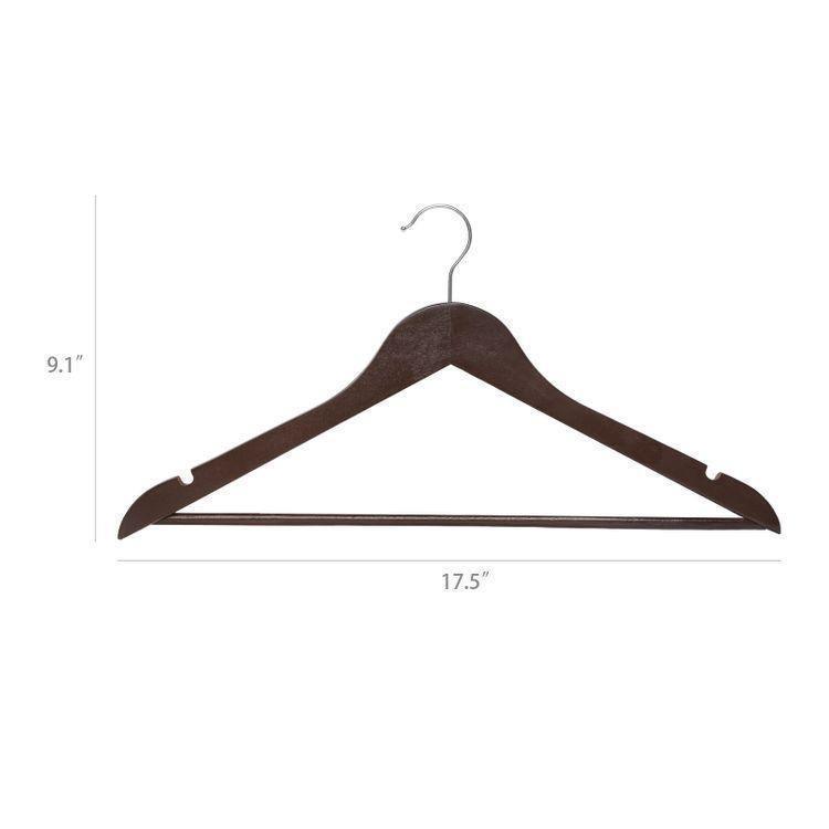 20 Pack Wood Hanger FredCo