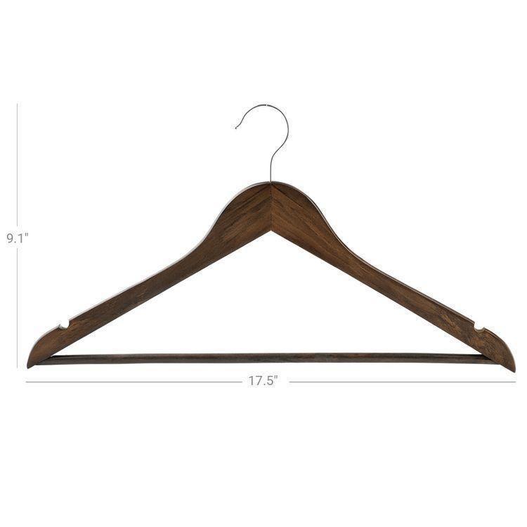 20 Pack Wood Hangers FredCo