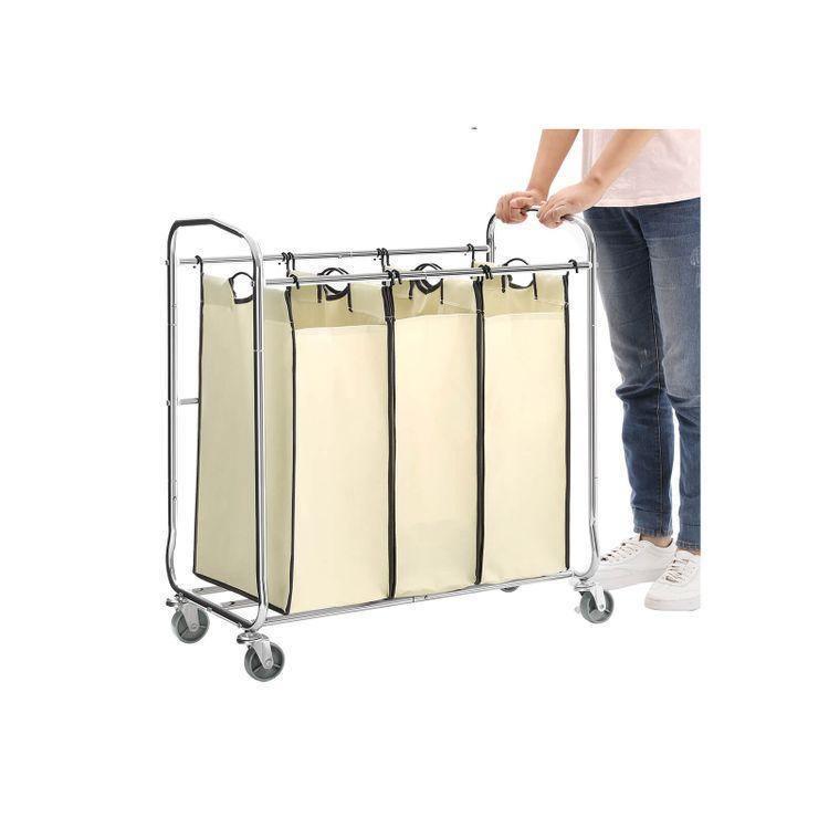 3 Bag Laundry Cart FredCo