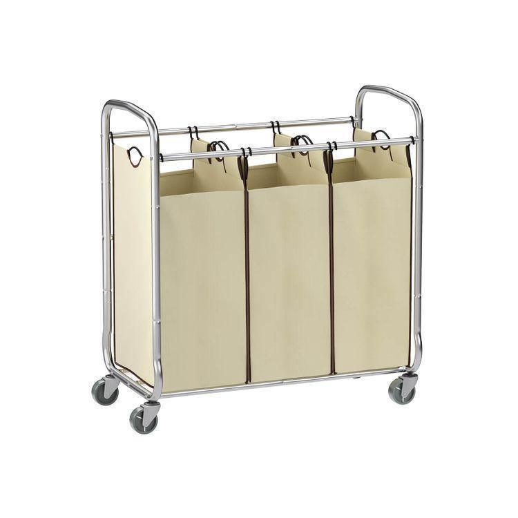3 Bag Laundry Cart FredCo