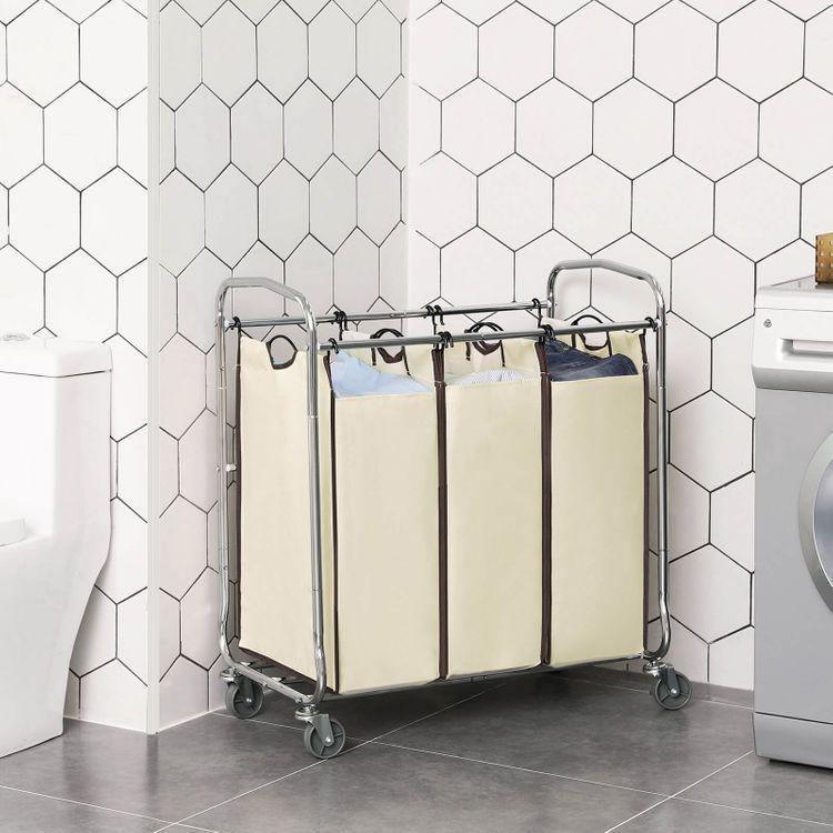 3 Bag Laundry Cart FredCo