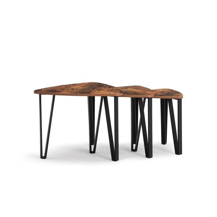 3 Pieces Vintage Table FredCo